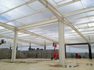 Filet de sécurité sur structure métallique neuve 3