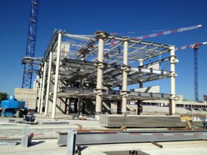 Filet de sécurité sur bâtiment neuf