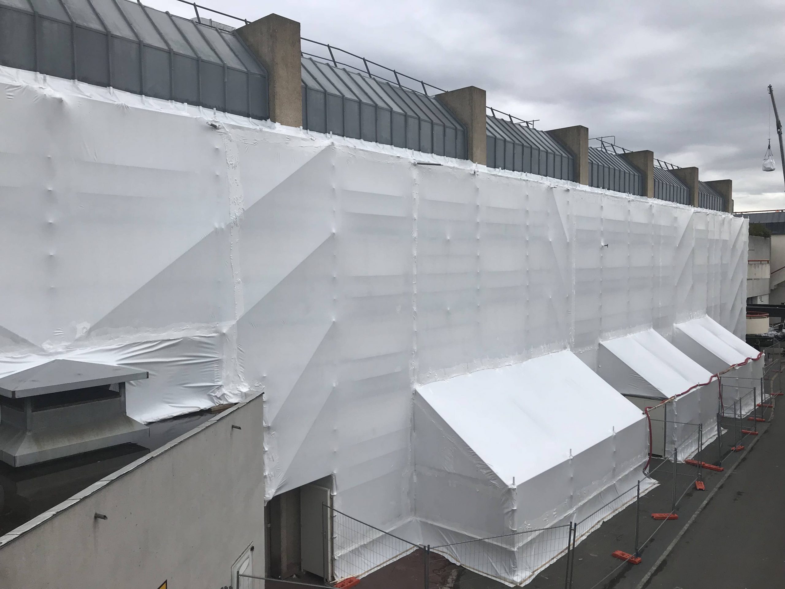 Thermobâchage façadiers